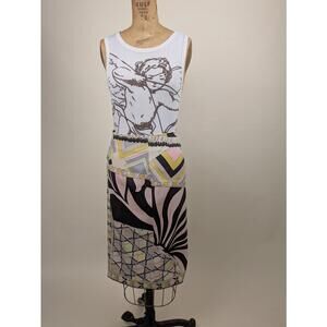 Emilio Pucci pastel patterned midi skirt